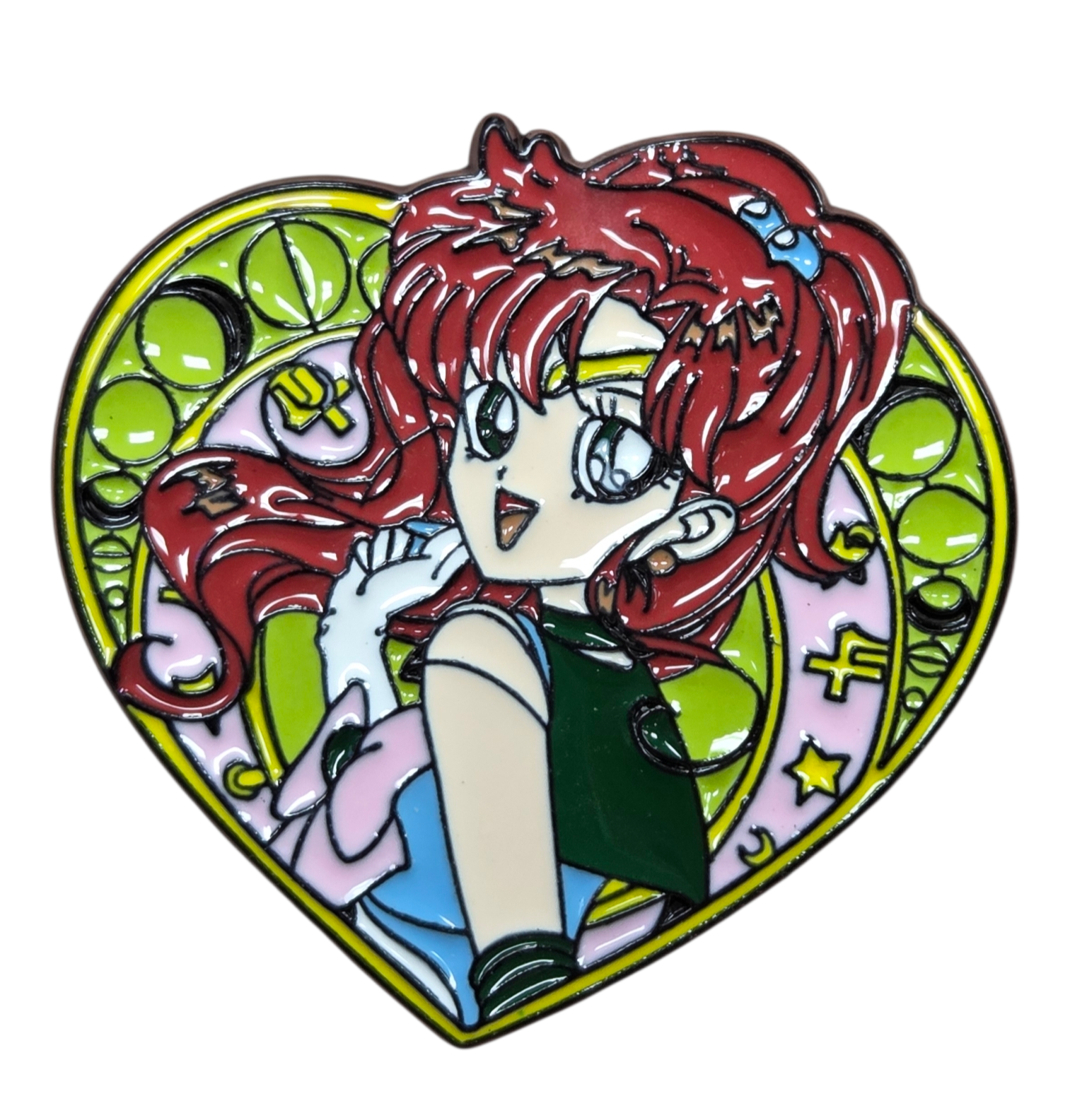 Viz Media Pretty Guardian Sailor Moon Sailor Jupiter Heart Character Enamel Pin