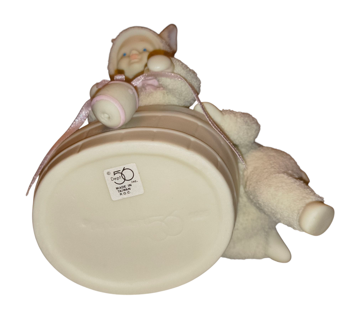 1995 Dept 56 Snowbunnies Rub-A-Dub-Dub Three Bunnies In A Tub Springtime Stories image 4