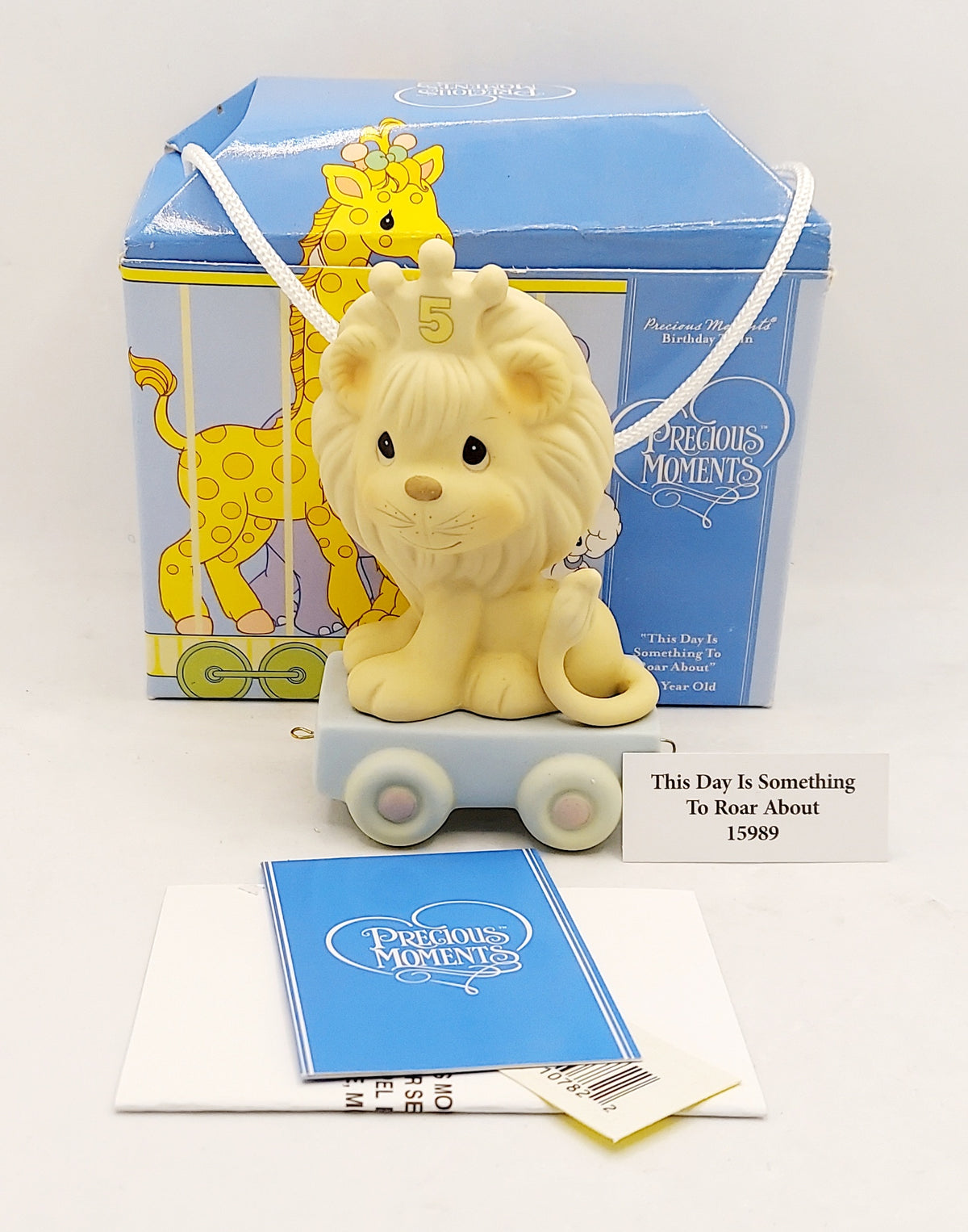 2007 Precious Moments Birthday Train This Day Is Something To Roar About - Lion