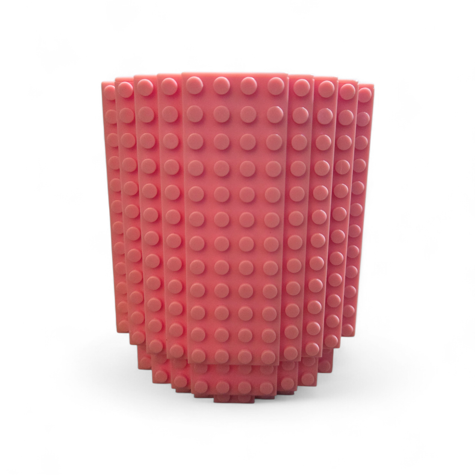 Pink Build-On Brick Mug BPA-Free 12oz Coffee Tea Grey Fits Major Brickmaker Lego image 5