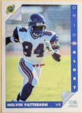 1992 Ultimate World League of American Football Melvin Patterson #168