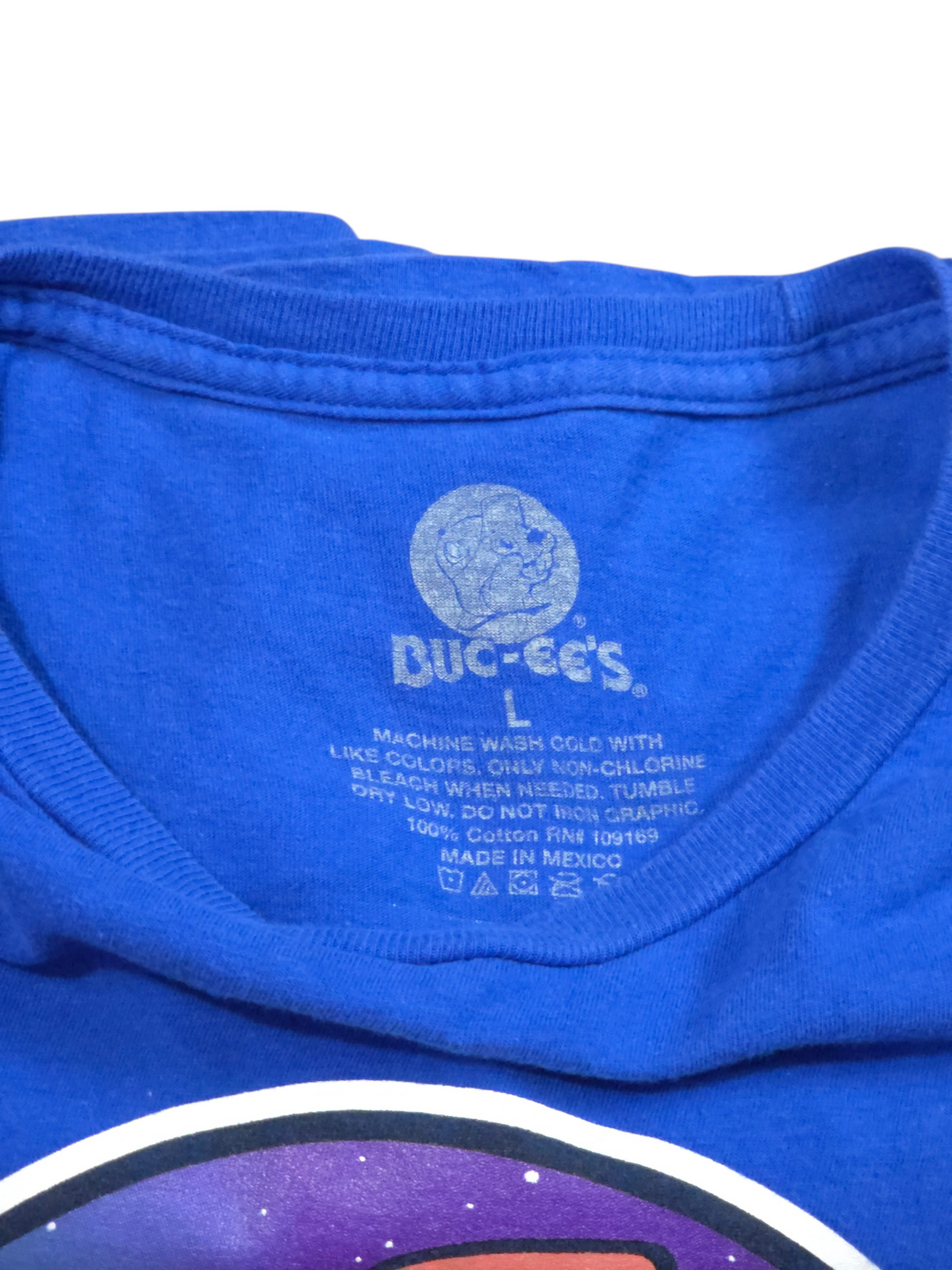 Buc-ee's Royal Blue Shine On Travel Jeep Desert T-Shirt Size Large image 3