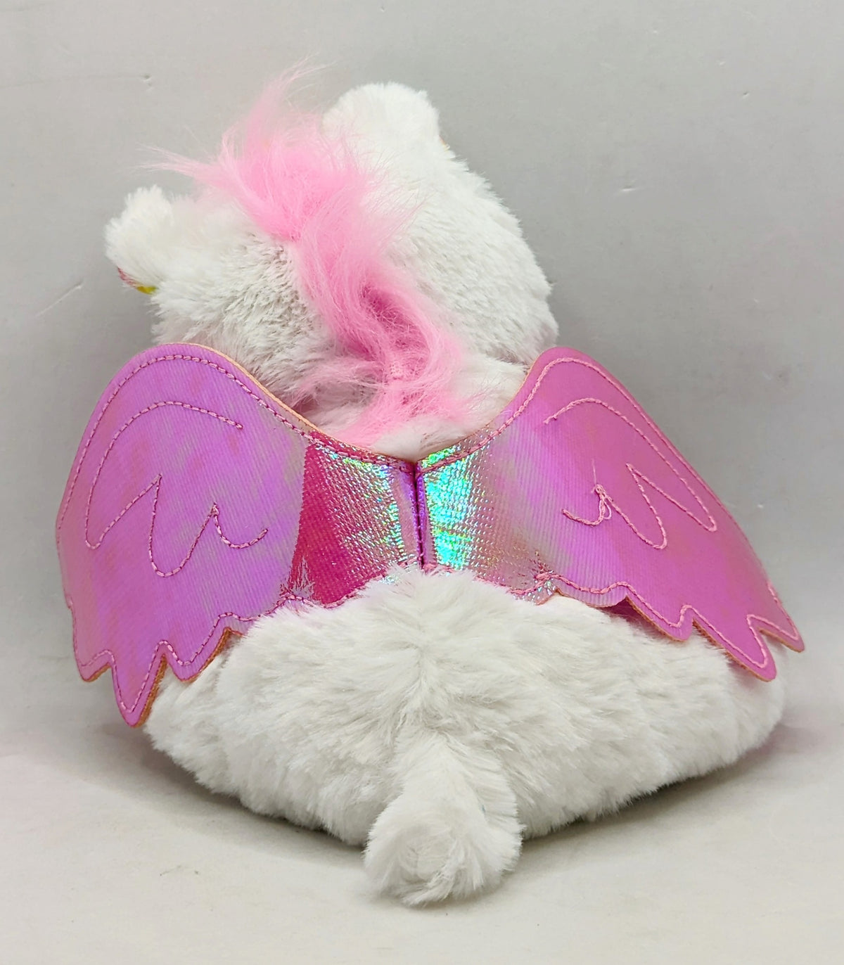 2020 Mattel Barbie Pets White Unicorn Pegasus Bean Bag Plush 7 inch image 2