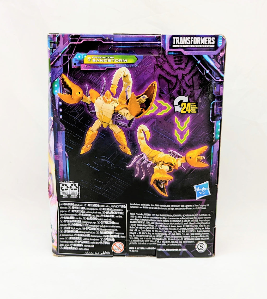 2022 Transformers Legacy Deluxe Class Predacon Sandstorm Action Figure image 2