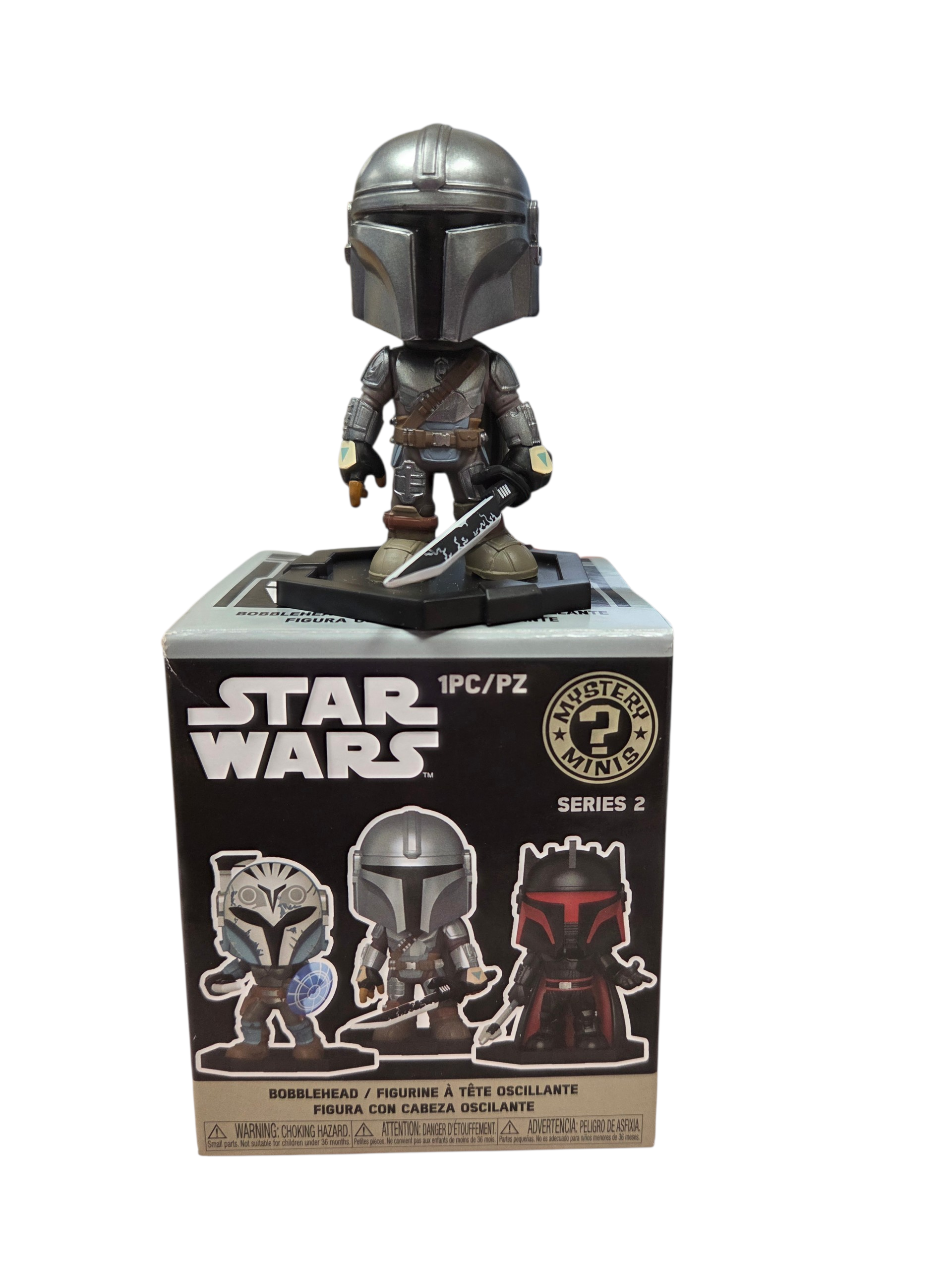 Funko Mystery Mini The Mandalorian Series 2 The Mandalorian and Darksaber
