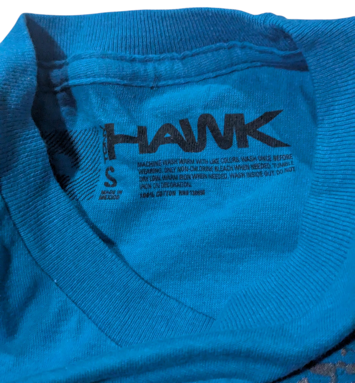 Tony Hawk Skateboard Blue Abraham Lincoln Graphics Boys Size Small T-Shirt image 3