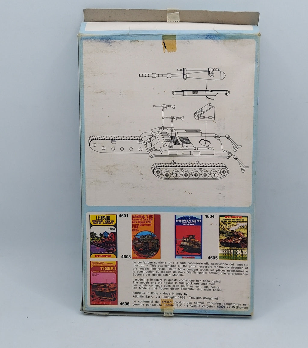 Atlantic #4602 Self Propelled Howitzer M110 HO Scale 1 Model Gray color image 3