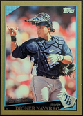 2009 Topps #519 Dioner Navarro Gold /2009 Tampa Bay Rays
