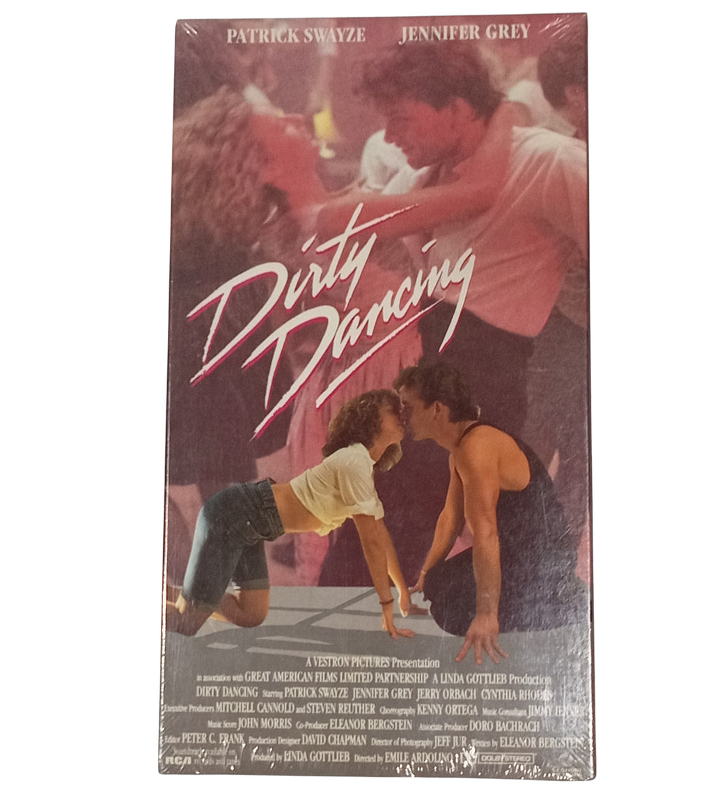 1987 Dirty Dancing VHS Patrick Swayze Jennifer Vestron Watermark Sealed