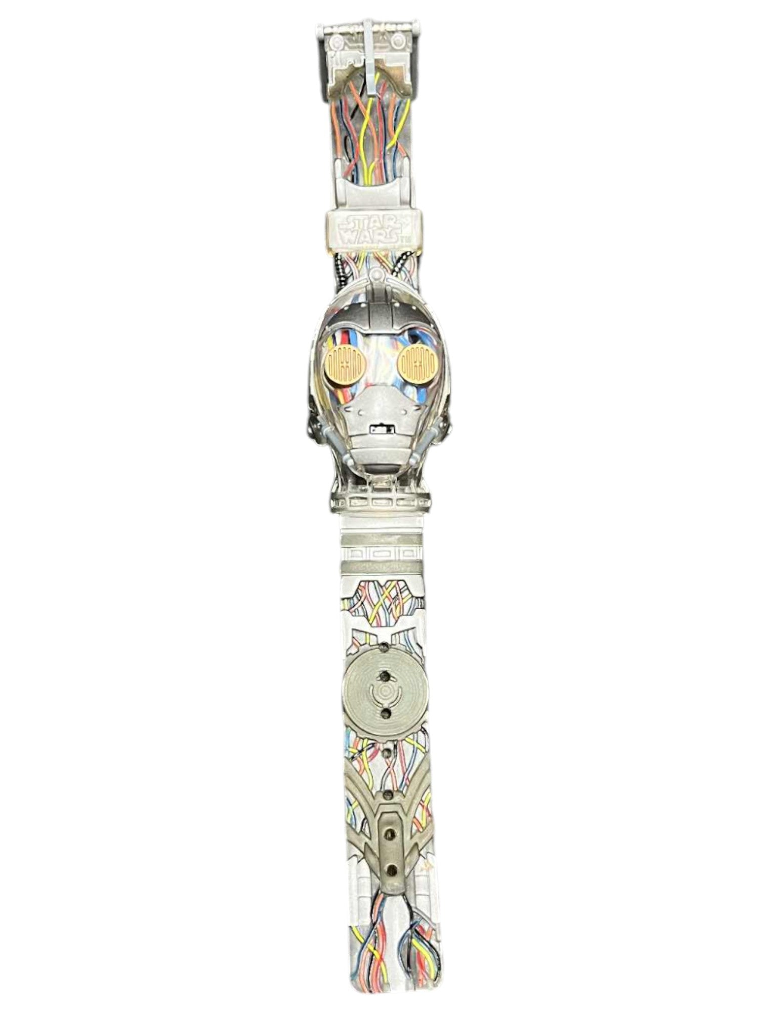 1999 Star Wars Episode 1 The Phantom Menace C-3PO Watch & Light Saber Case - DT