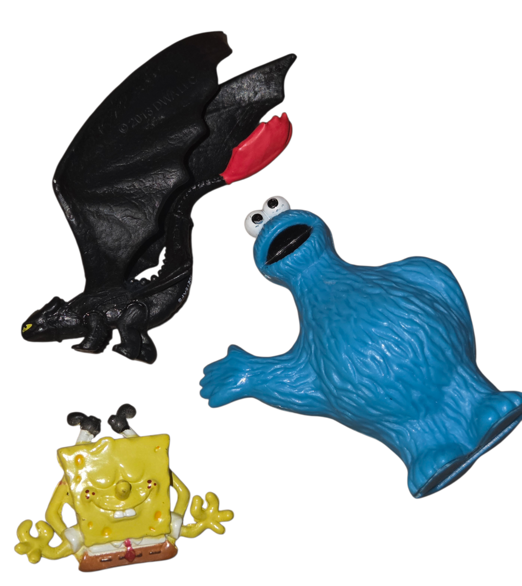 Miscellaneous Lot Sheamus, Toy Story Woody, Toothless, Spongebob, Cookie Monster image 2