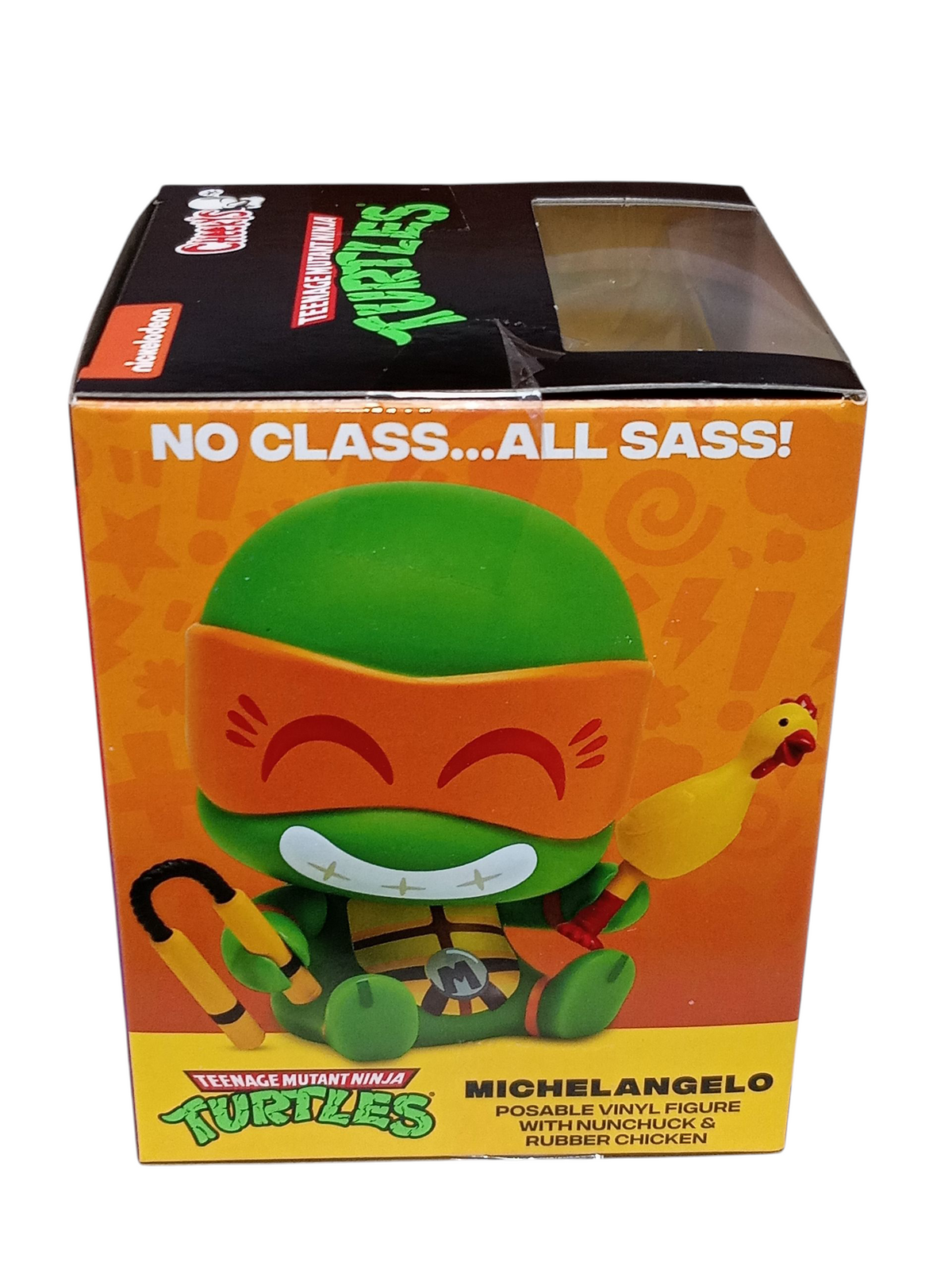 Cheekys Teenage Mutant Ninja Turtles Michelangelo 3.5" w/ Accessories image 2