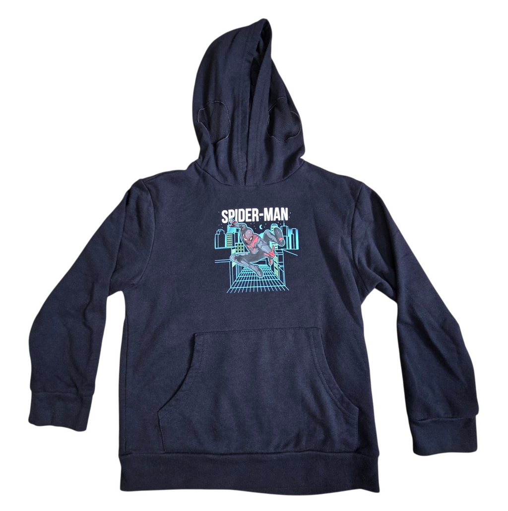 Marvel Spider-Man Miles Morales Double Sided Graphic Hoodie Youth Size Medium