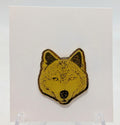 G+G Emblems Gold Wolf Souvenir Enamel Lapel Pin