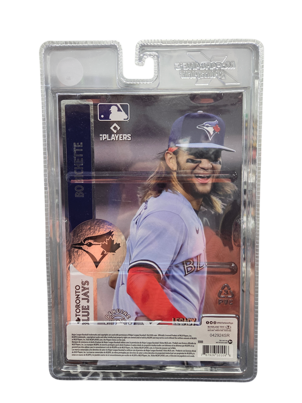 McFarlane SportsPicks Platinum Edition Bo Bichette Toronto BlueJays Chase Figure image 2