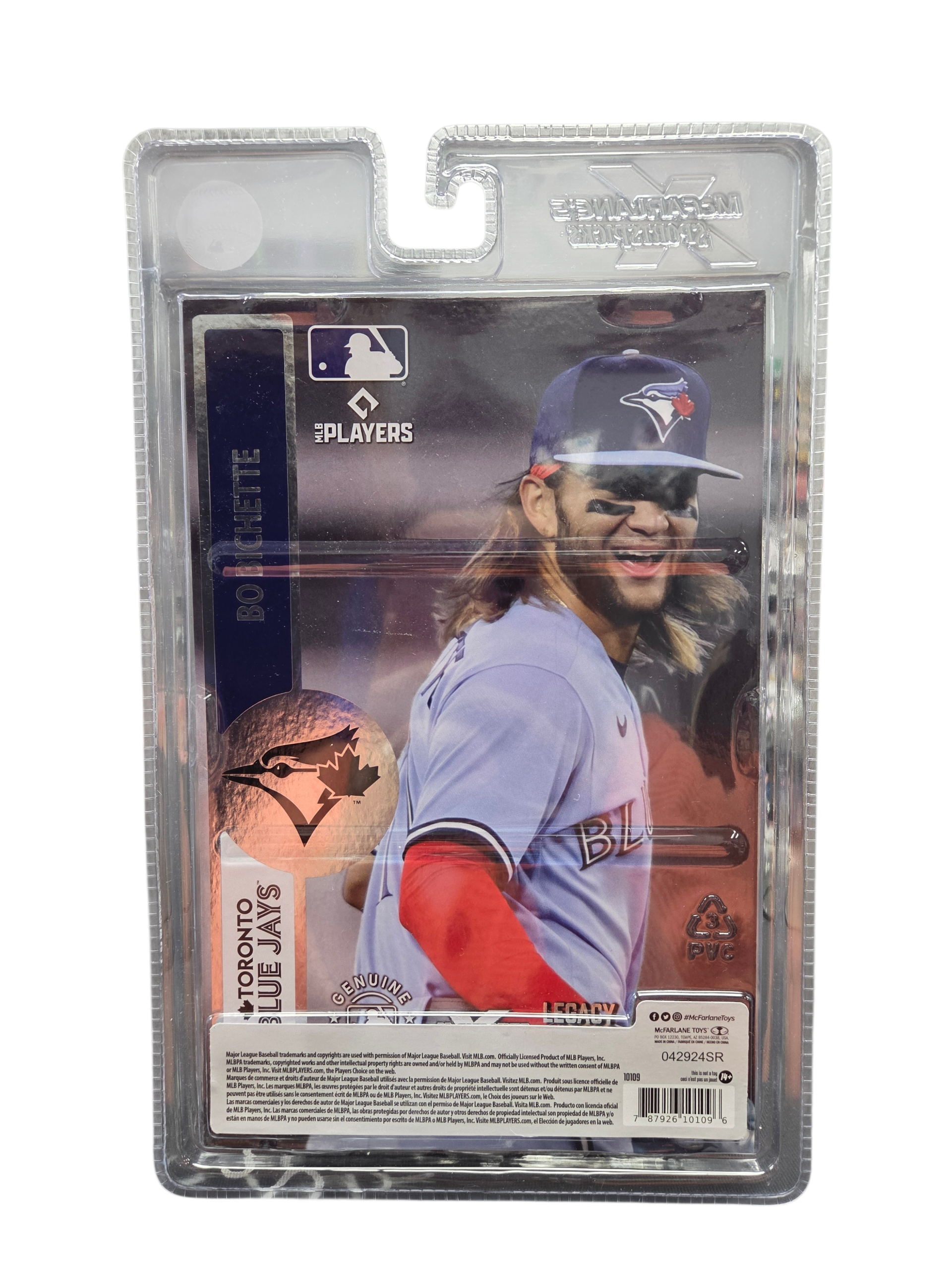 McFarlane SportsPicks Platinum Edition Bo Bichette Toronto BlueJays Chase Figure image 2