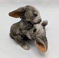 1988 Original by Castagna Made In Italy Kissing Bunny Rabbits Figurine 3 inch
