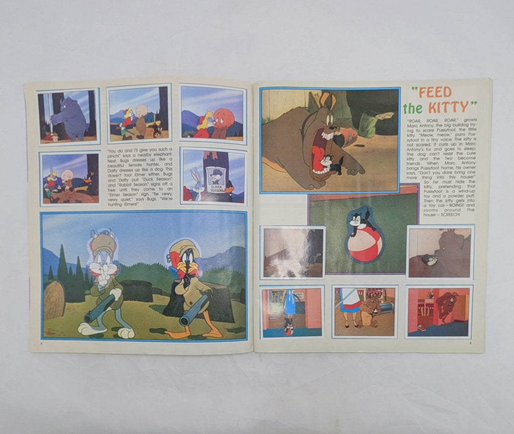 1990 Panini Warner Happy Birthday Bugs Looney Tunes Sticker Book 100% Complete image 5
