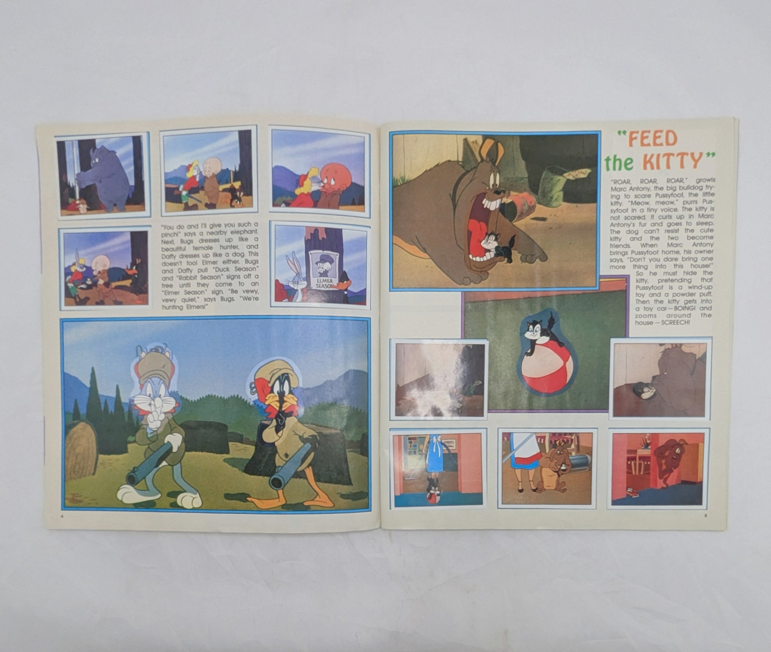 1990 Panini Warner Happy Birthday Bugs Looney Tunes Sticker Book 100% Complete image 5