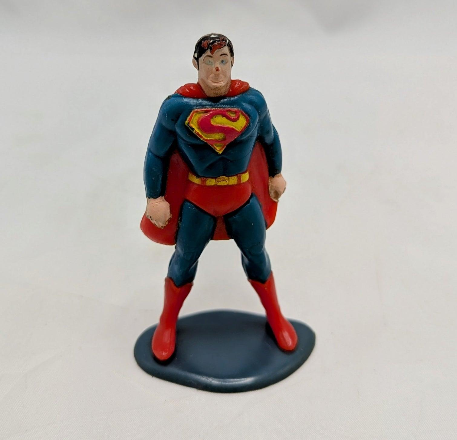 1982 Wilton DC Comics Cake Topper Superman Figurine Birthday 3.5 Inch