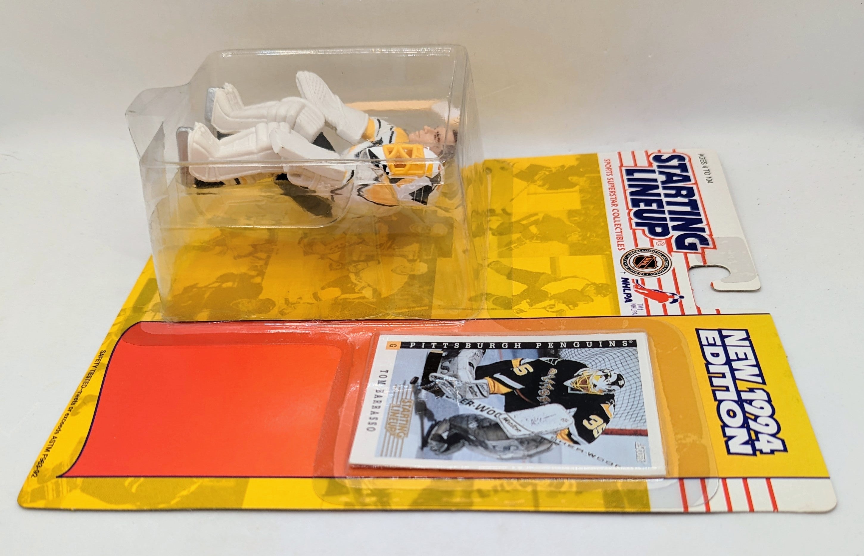 1994 Kenner Starting Lineup Tom Barrasso Pittsburgh Penguins Hockey NHL Figure image 3