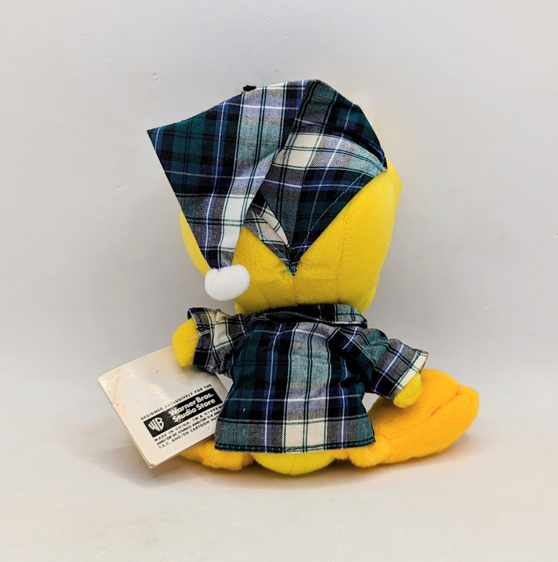 1998 Looney Tunes Nightshirt Tweety Bean Bag Plush image 2