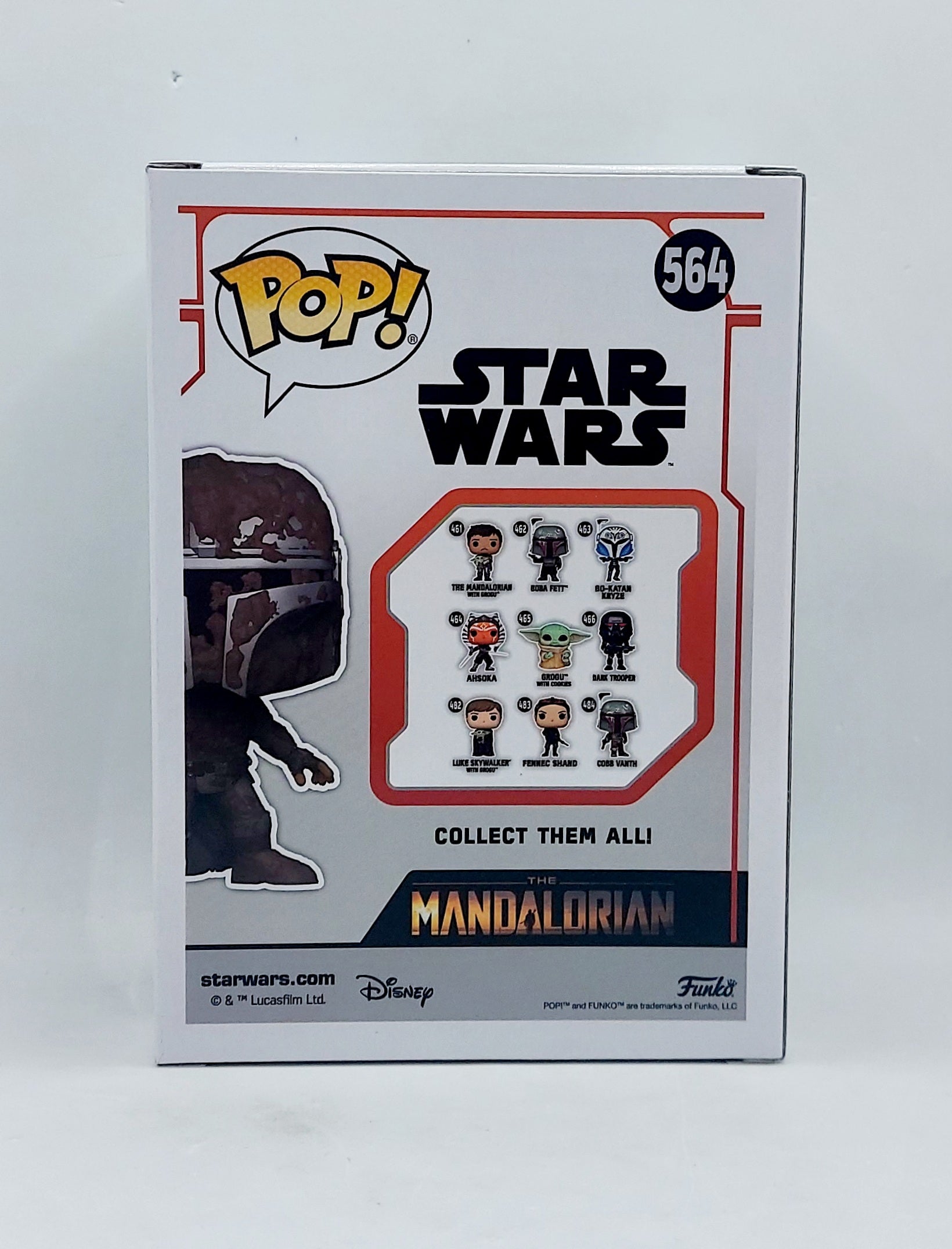 Funko Pop Gamestop Exclusive The Mandalorian Mudhorn Battle #564 image 2