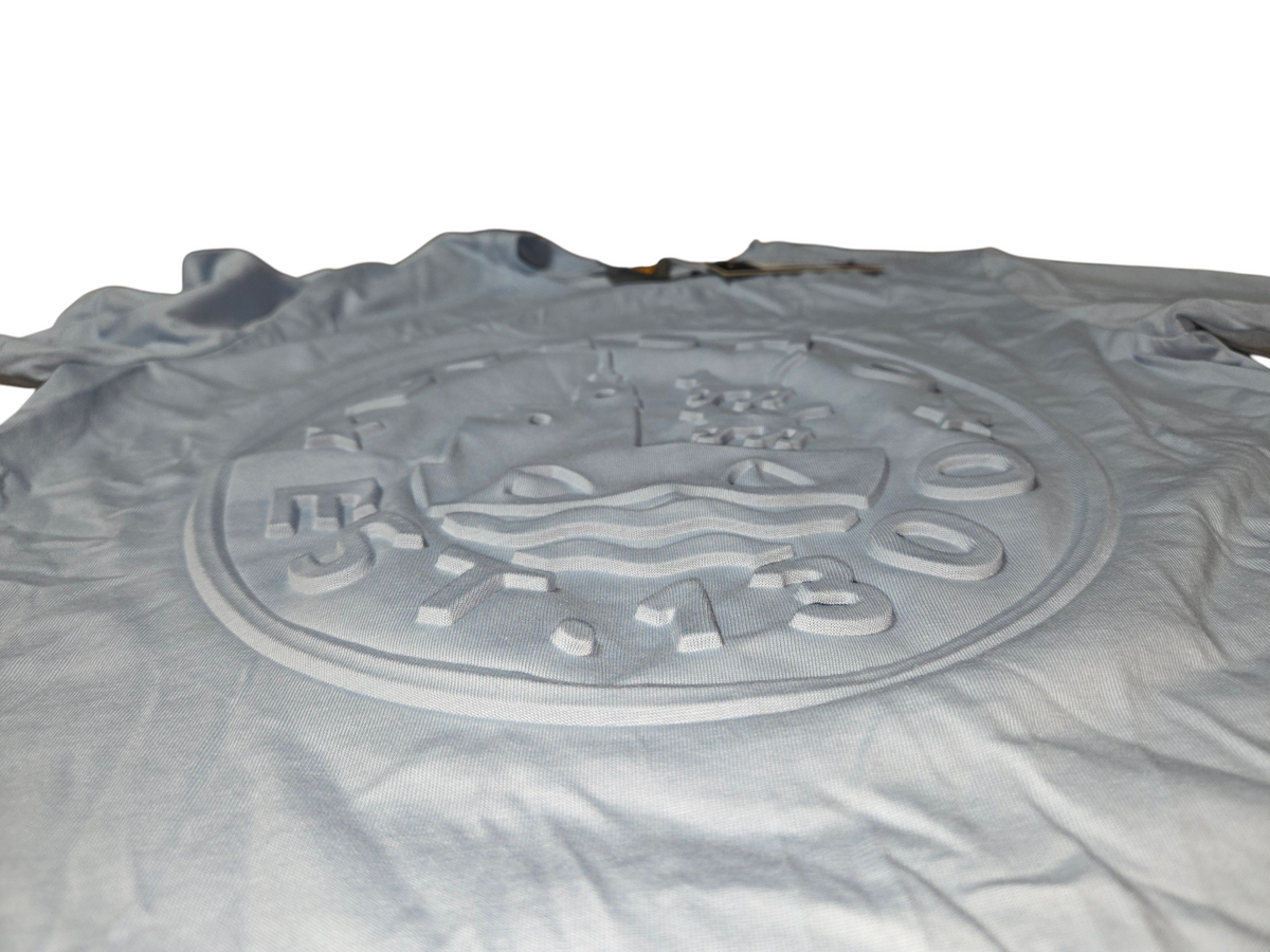 Smile Originals Bilbao Spain Brixton Embossed Logo T-Shirt Size Small image 4