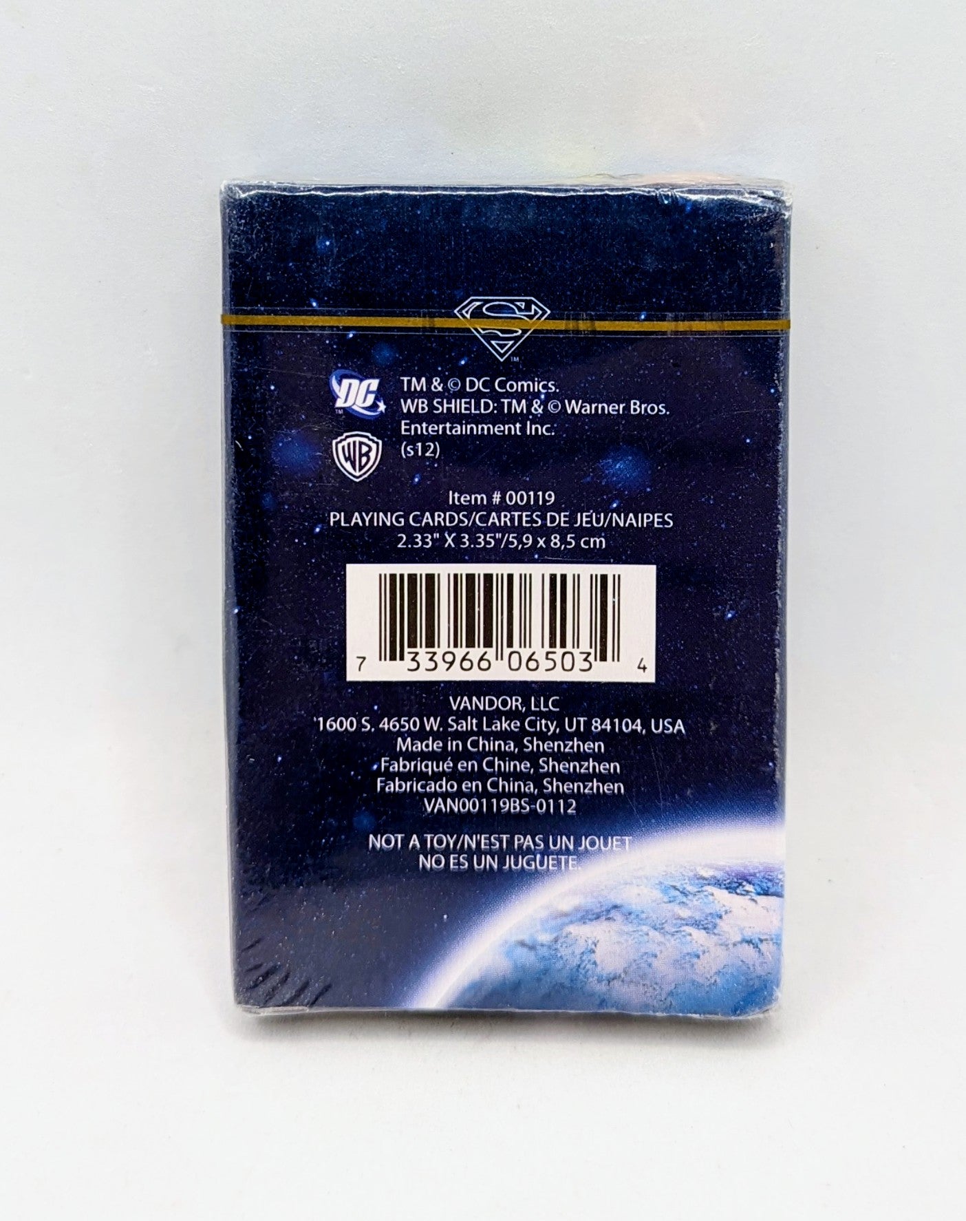Vandor DC Comics Comic Book Superman Playing Cards image 2