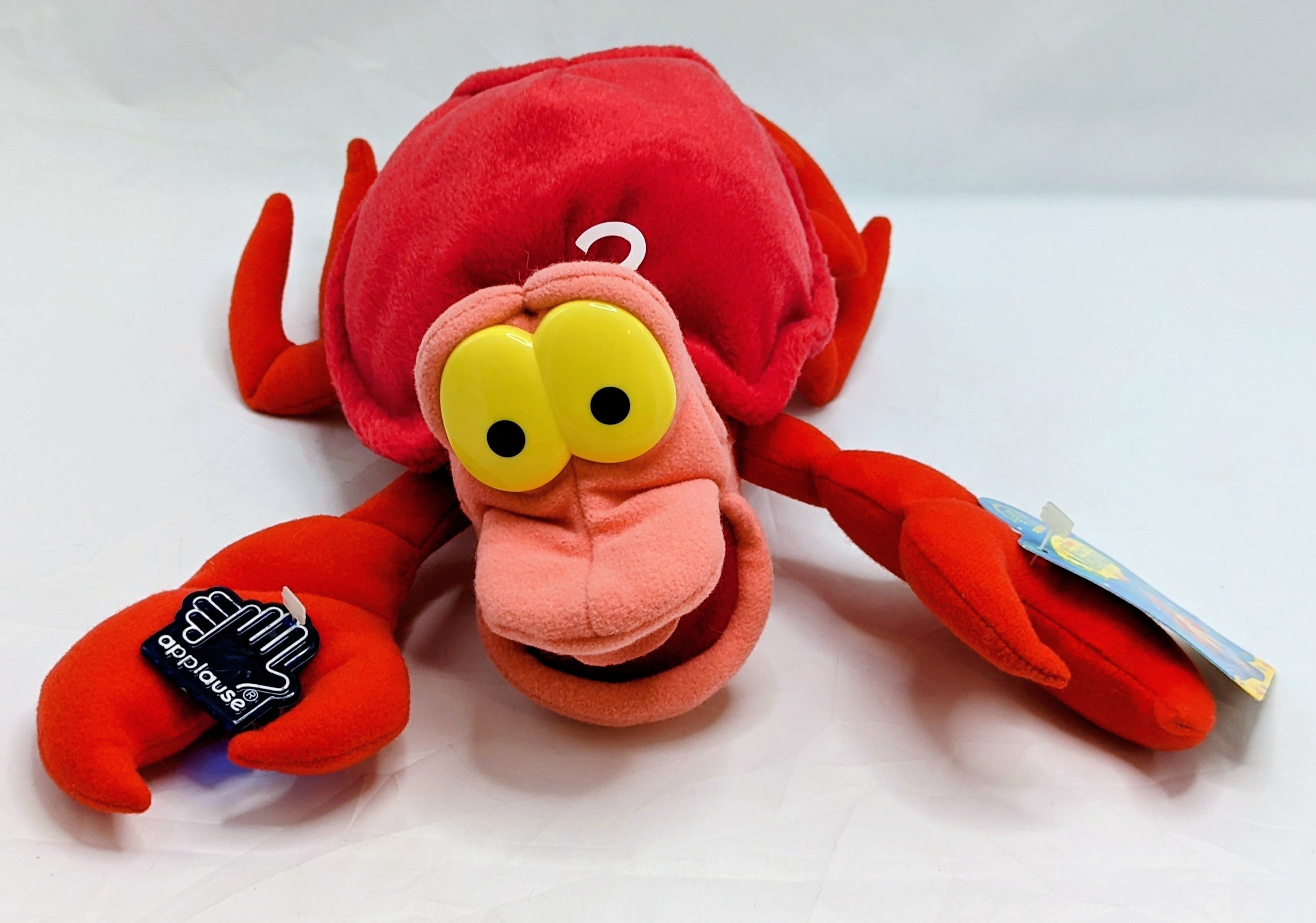Vintage Disney Applause The Little Mermaid Sebastian The Crab 10 Inch Plush Stuf