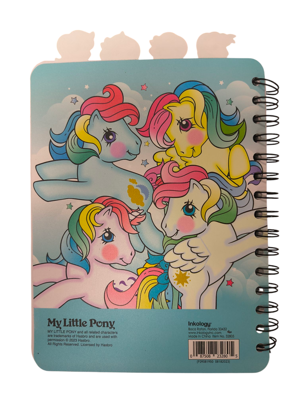 2024 Inkology My Little Pony Tab Spiral Journal Notebook 9x6" Book image 2