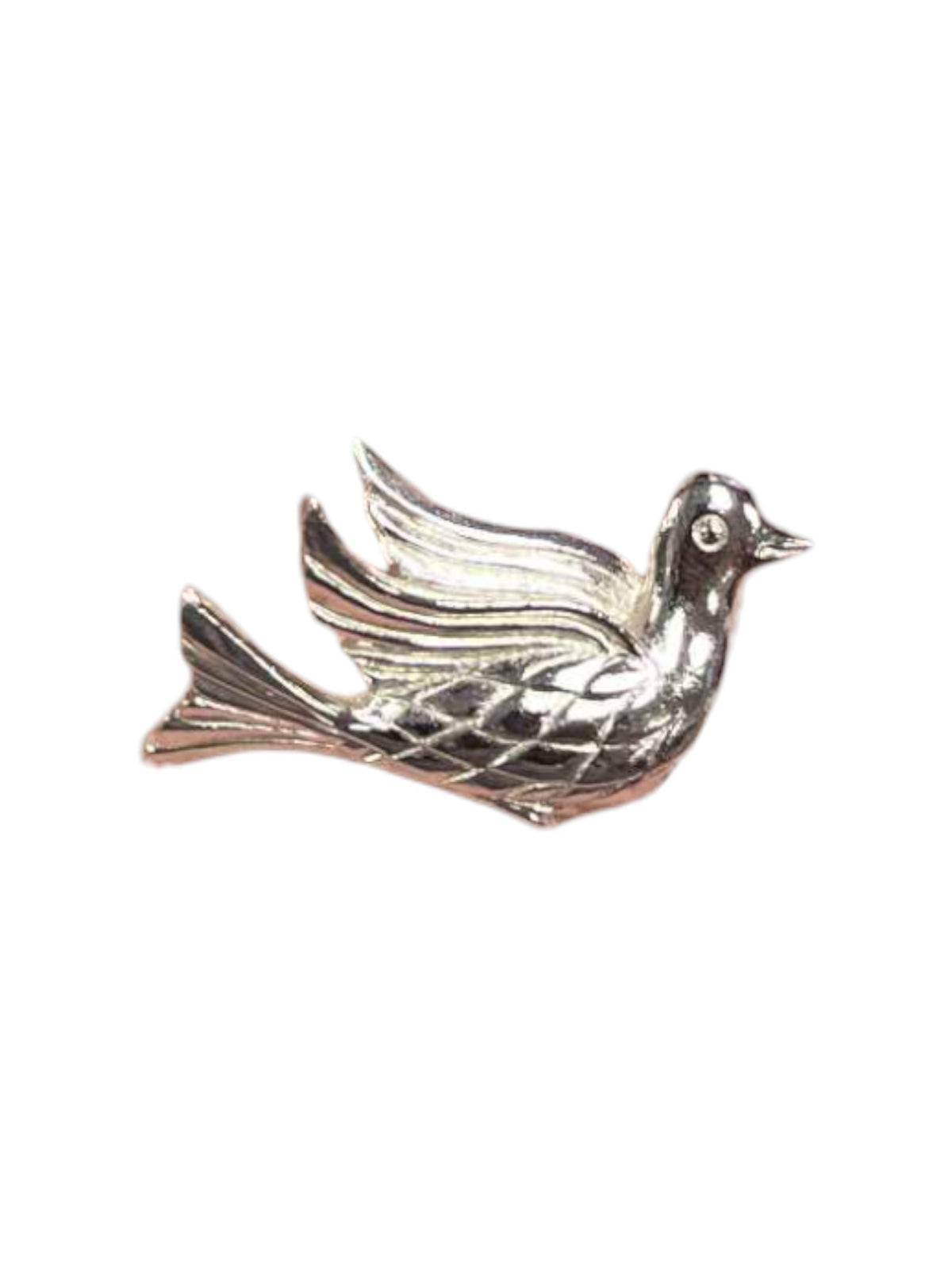 Vintage Signed OPA Silver Tone Dove Bird Brooch Pin