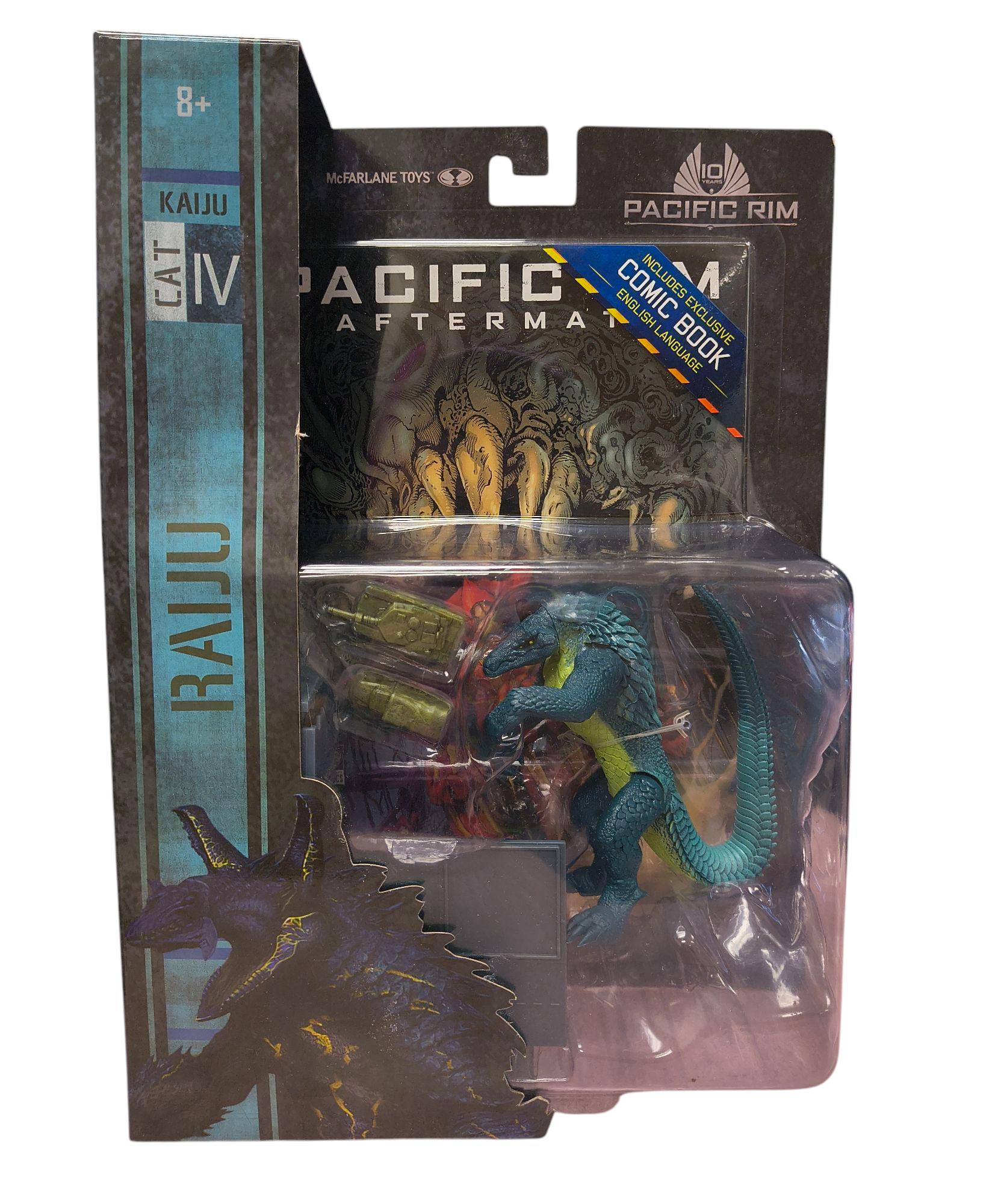 McFarlane Pacific Rim 4" Kaiju Raiju Figure Playset & Comic