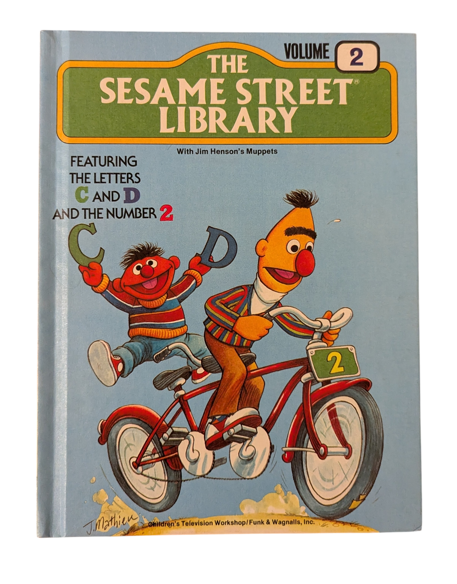 1978 The Sesame Street Library Volume 2 With Jim Henson's Muppets 11inch