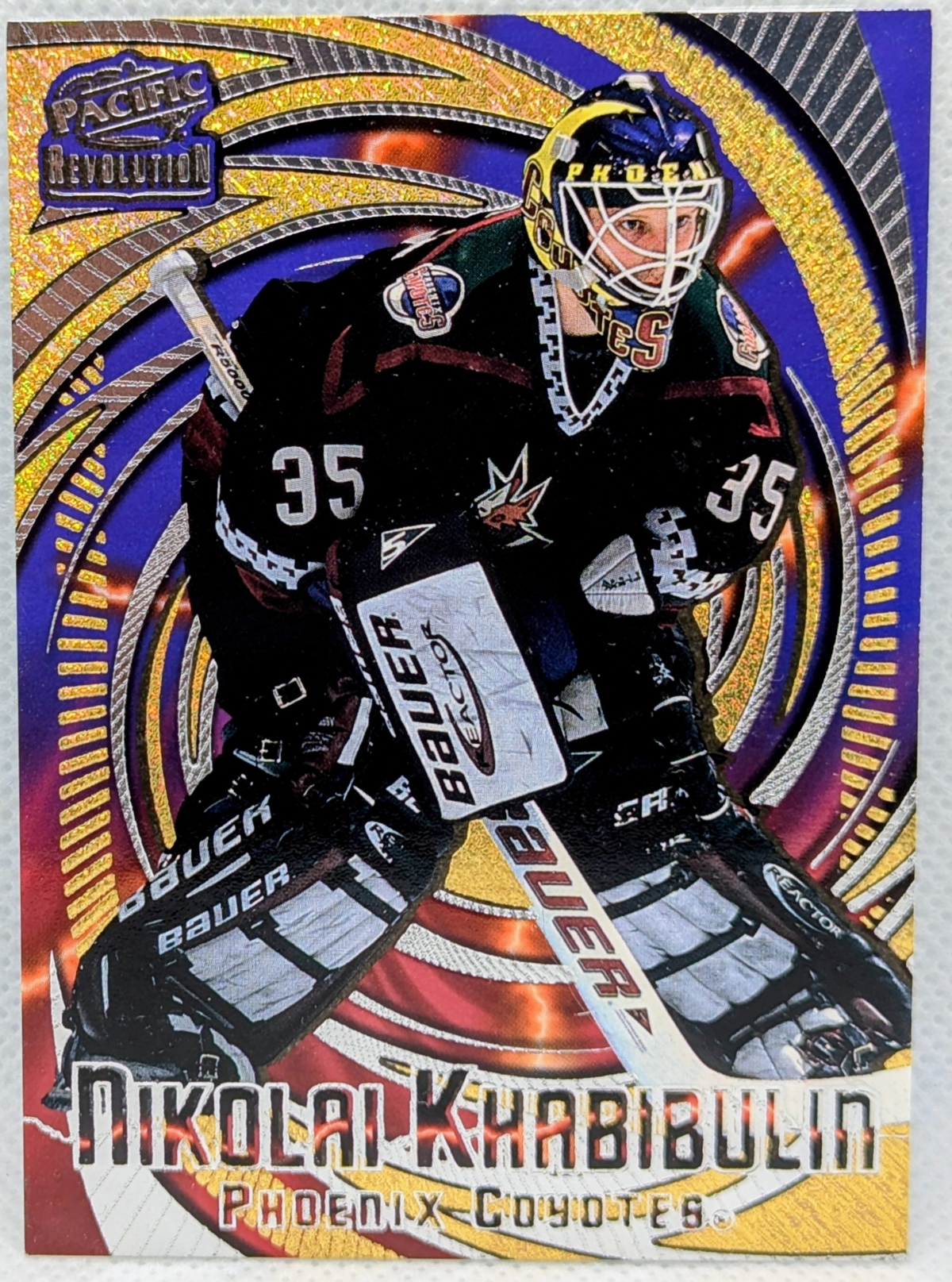 1997-98 Pacific Revolution Silver #107 Nikolai Khabibulin Coyotes