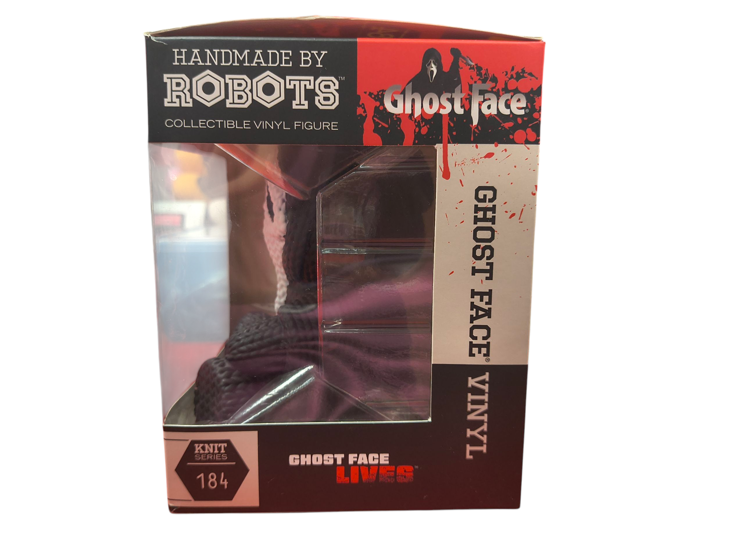 Handmade By Robots Knit Series Scream #184 Ghost Face Collectible Vinyl Figure image 3