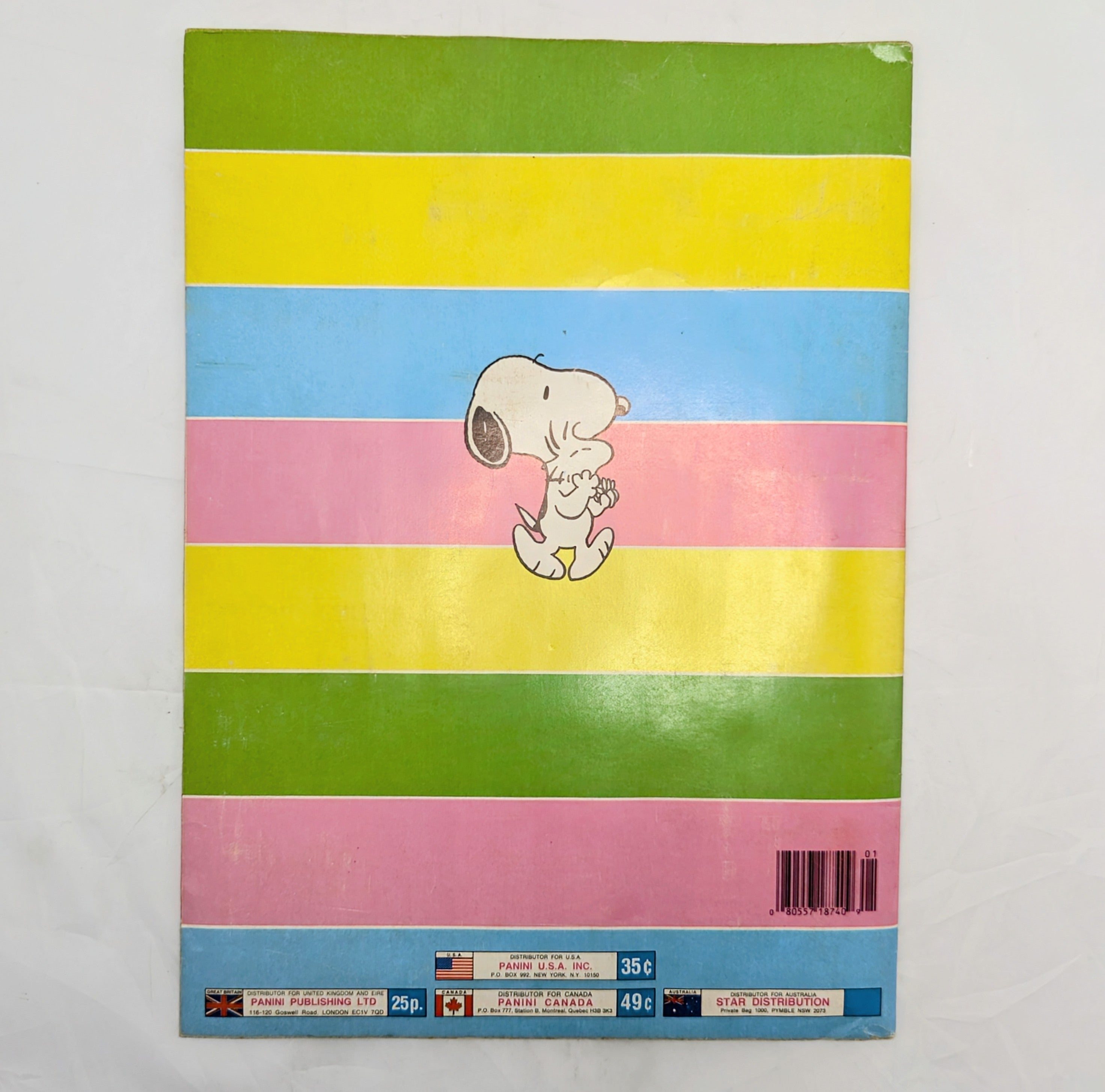 1986 Panini Peanuts I Love Snoppy Sticker Album - Complete image 2