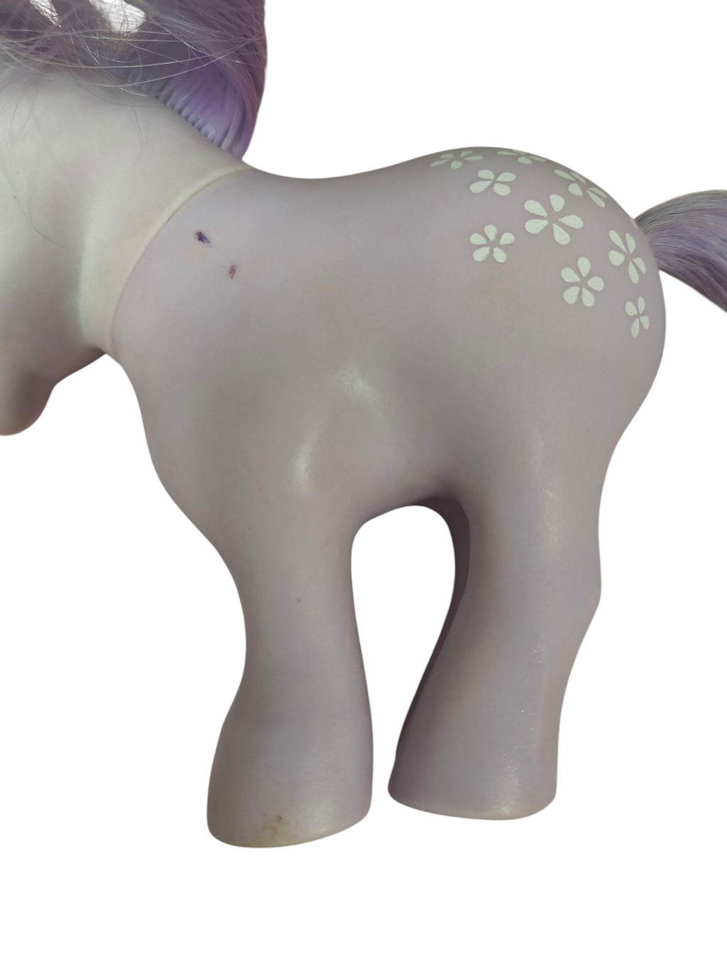 1982 Hasbro My Little Pony MLP G1 Earth Ponies Blossom Lavender White Flowers image 6