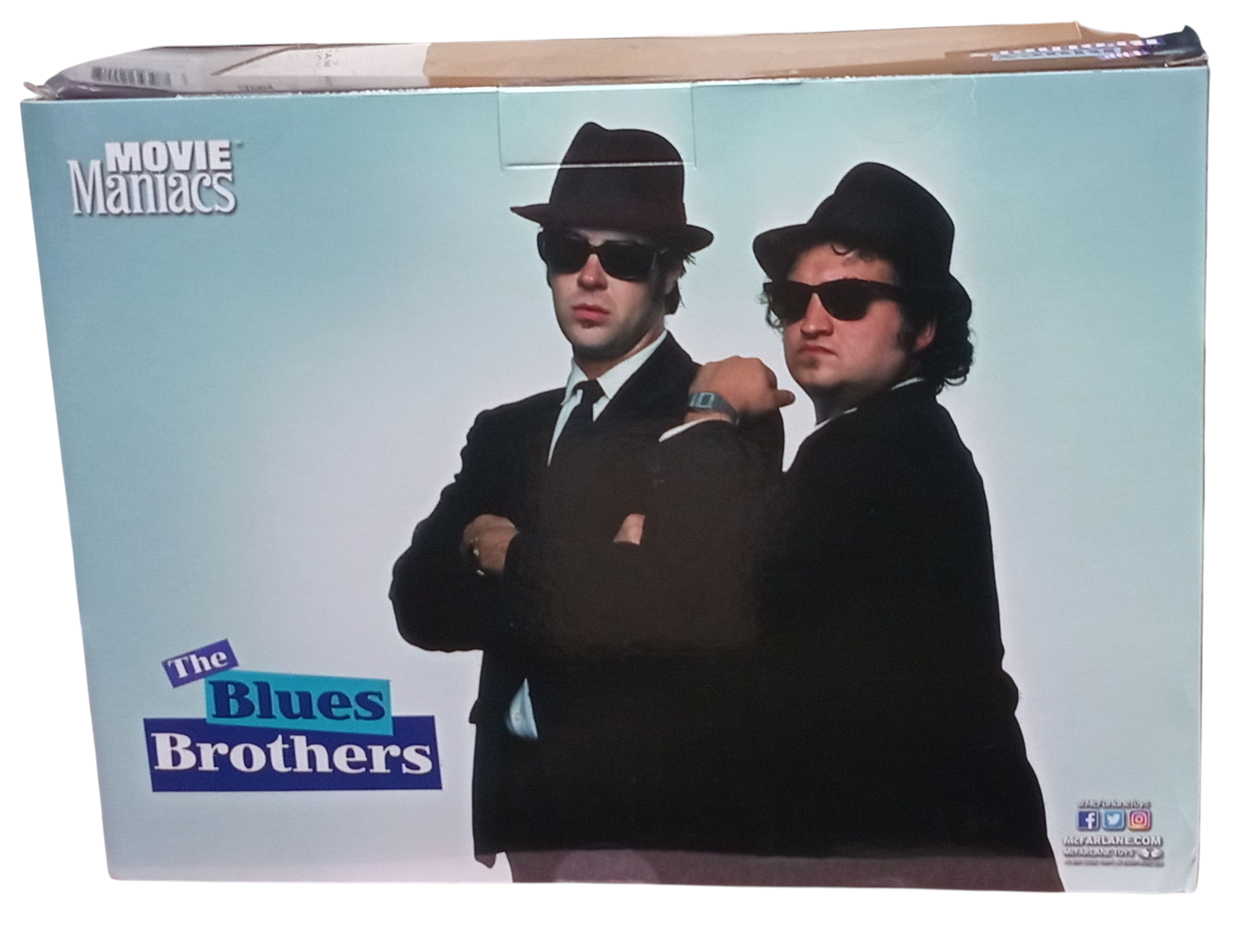 Mcfarlane Movie Maniacs: The Blues Brothers 2-Pack Gold Label Exclusive /4900 image 2