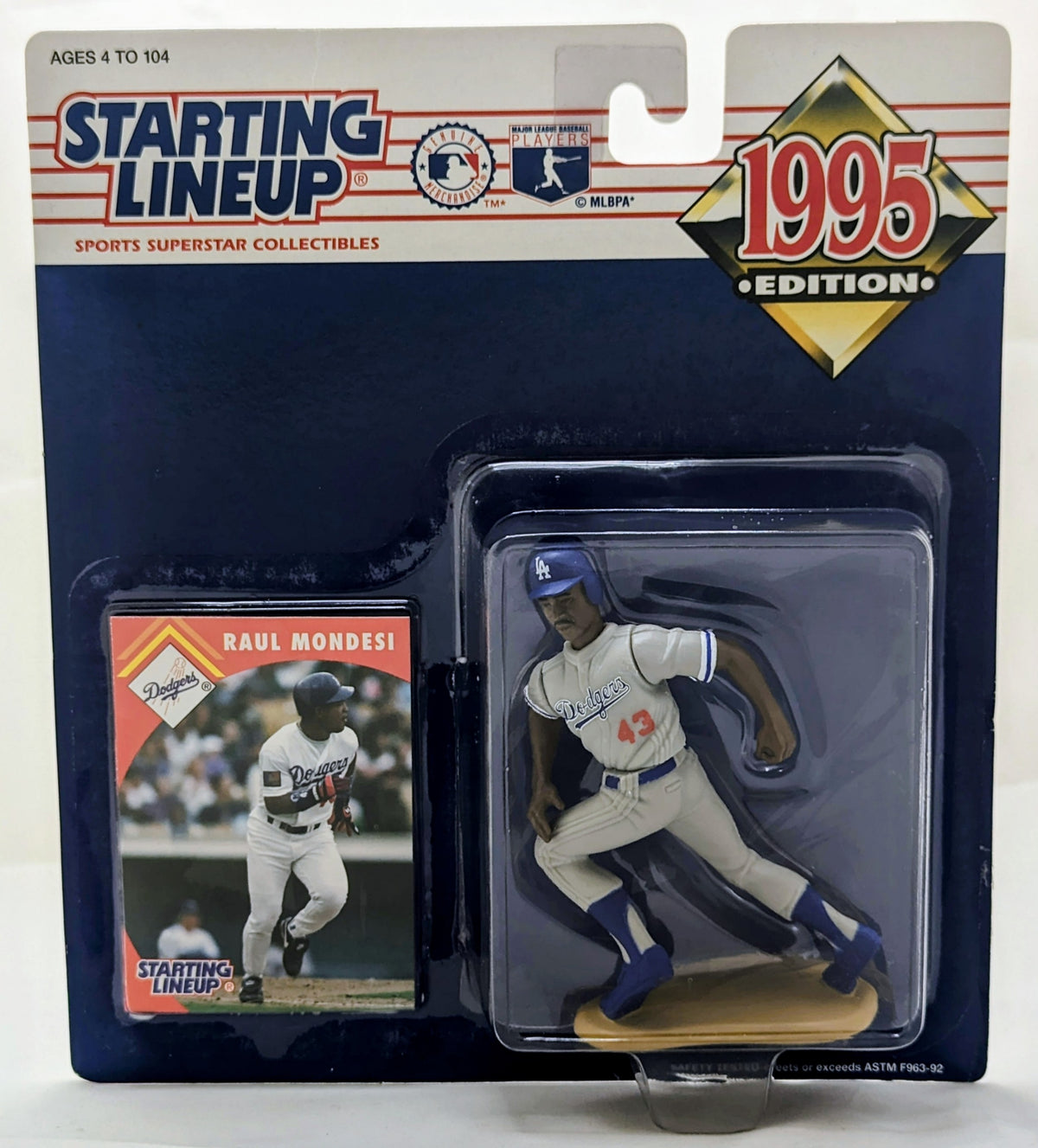 1995 Starting Lineup Raul Mondesi LA Dodgers Baseball Figure