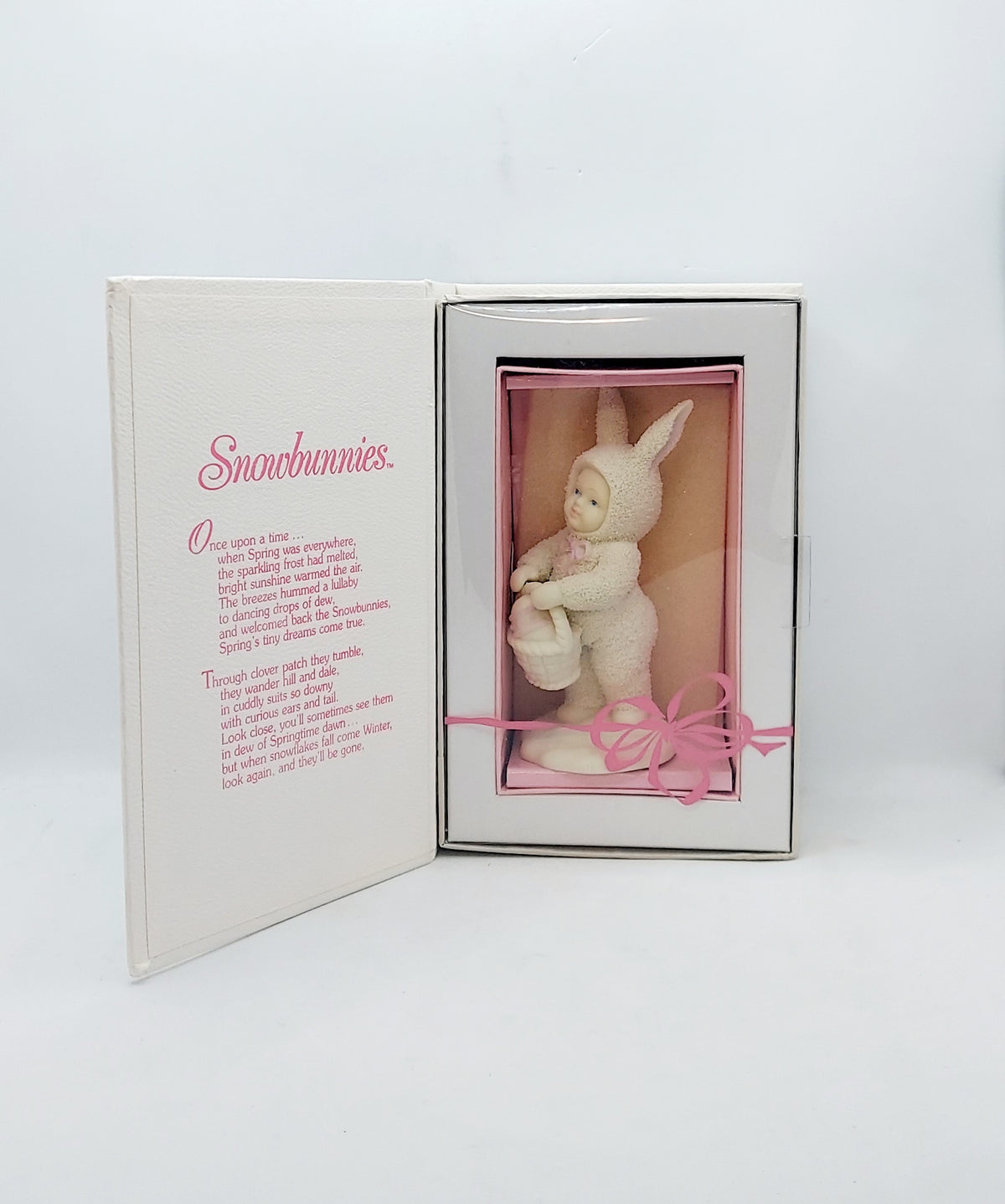 Department 56 Snowbunnies A Tisket, A Tasket Figurine