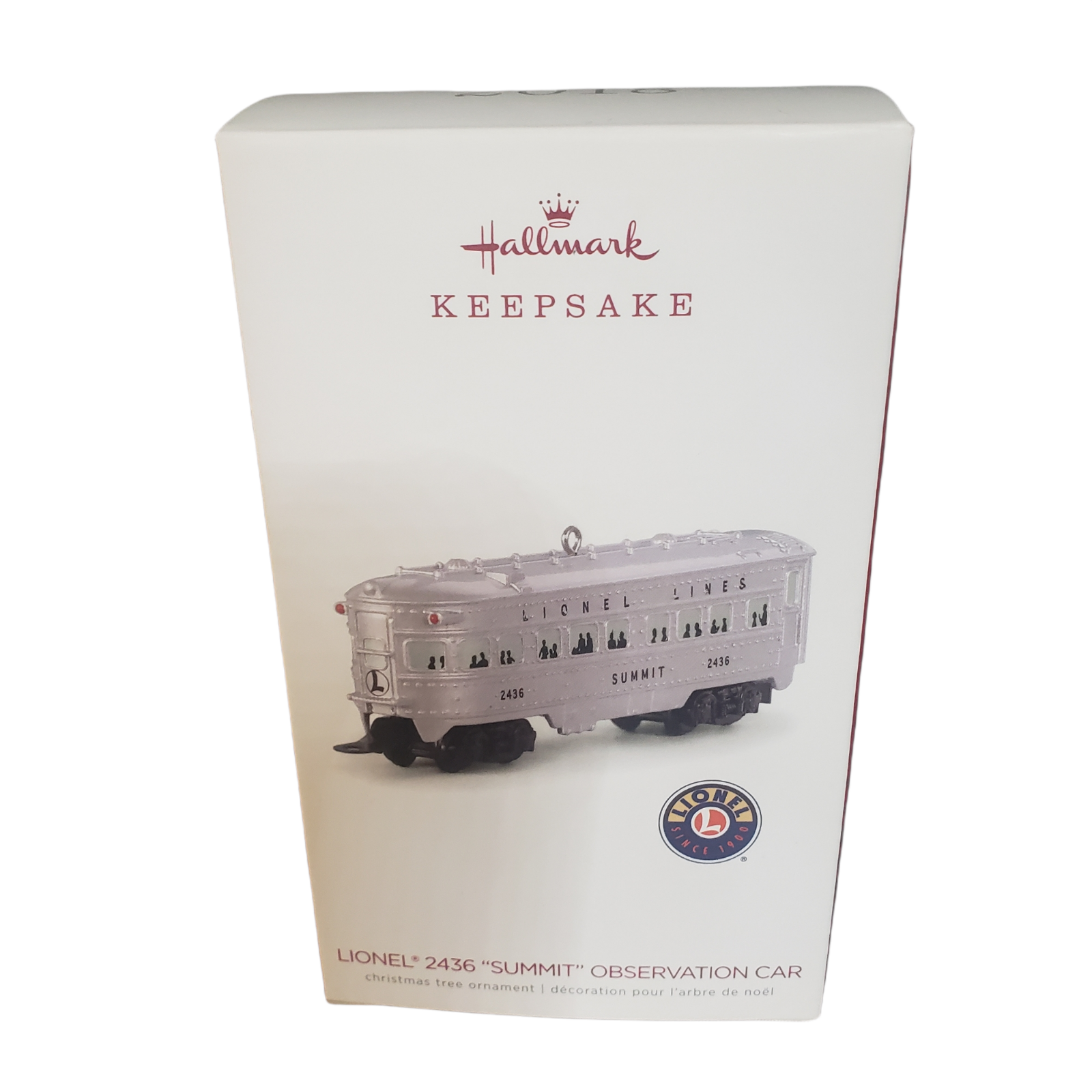 2018 Hallmark Keepsake Lionel 2436 Summit Observation Car Ornament