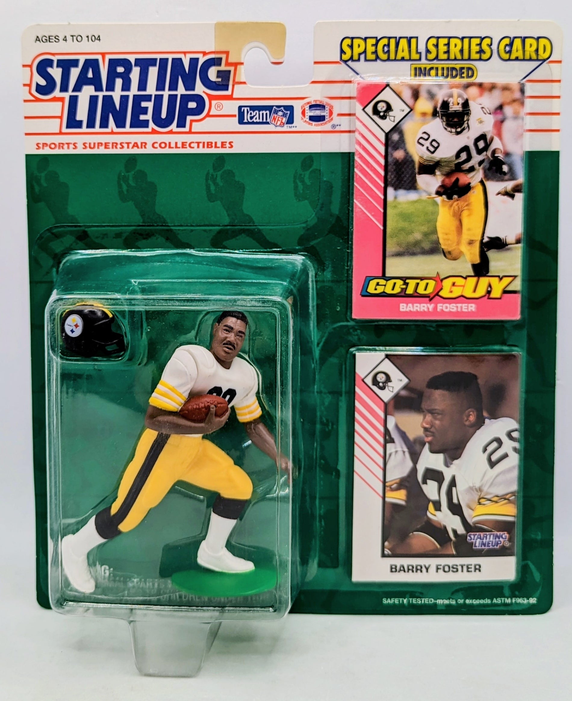 1993 Kenner Starting Lineup Barry Foster Pittsburgh Steelers NFL Figure