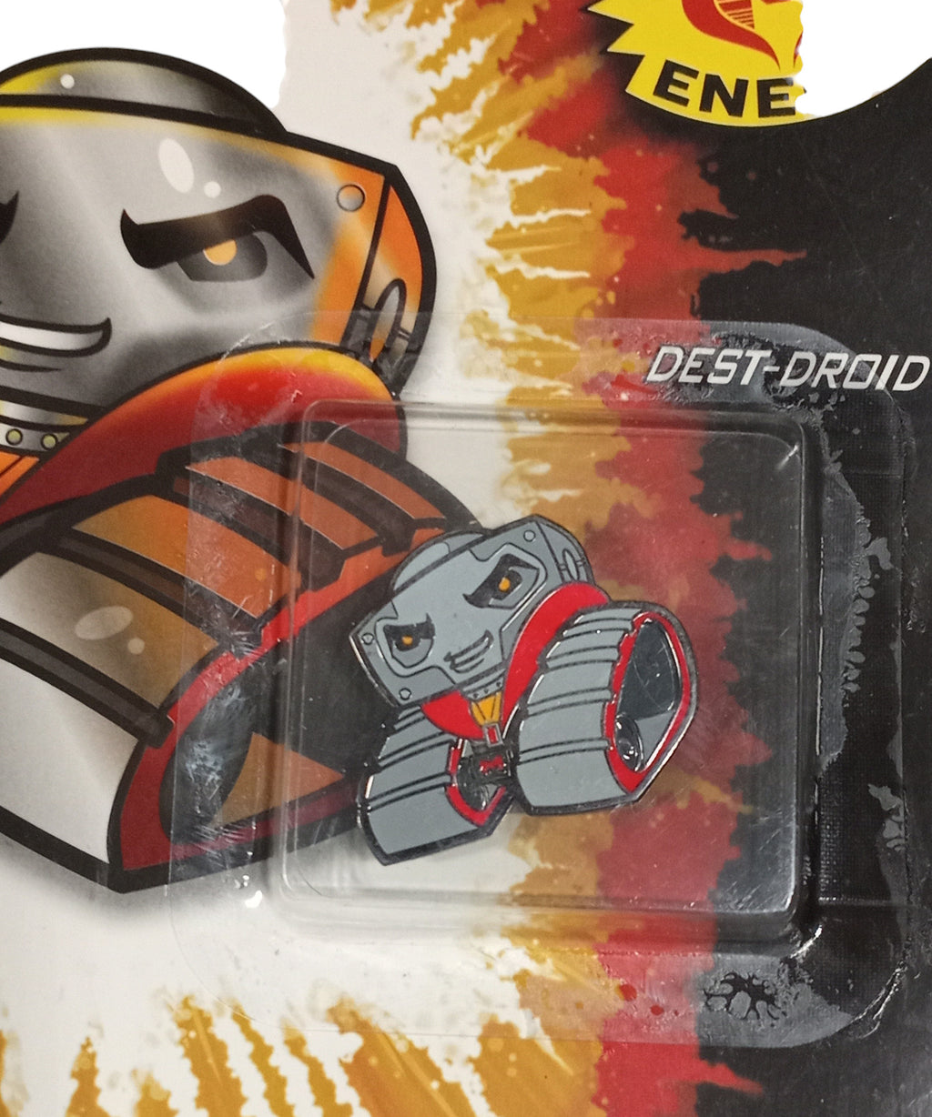 Geek Fuel Epic Enamel Real Enamel Hero GI Joe Dest Droid Destro 1.5" Pin - DT image 3