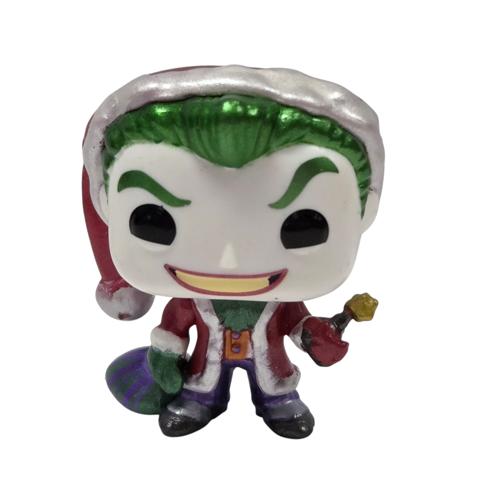 2023 Funko DC Comics Advent Calendar Mini Metallic Joker As Santa Figure