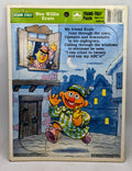 1989 Golden Sesame Street Wee Willie Ernie Frame Tray Puzzle 4524B-36