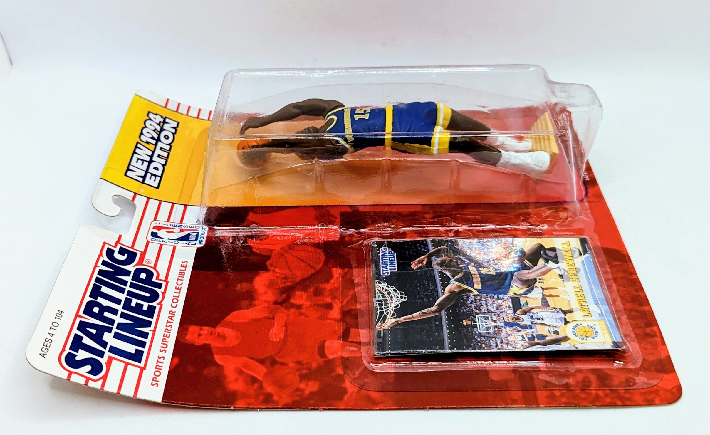 1994 Starting Lineup Latrell Sprewell Golden State Warriors Figure image 3