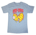Spencers Wu-Tang NY Pizzeria Home Of Shaolin Slice Grey T-Shirt Size Medium