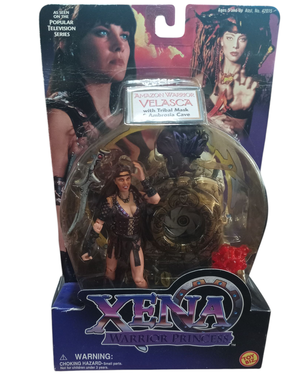 1998 Toy Biz Xena Warrior Princess Velasca Amazon Warrior Action Figure - DT