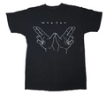 2016 Weezer Summer Tour W Hands Concert Black Alt Rock T-Shirt Size Medium